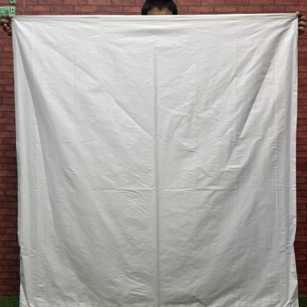 White Solid  5.5 hand 100% cotton & Musrize WS(03)